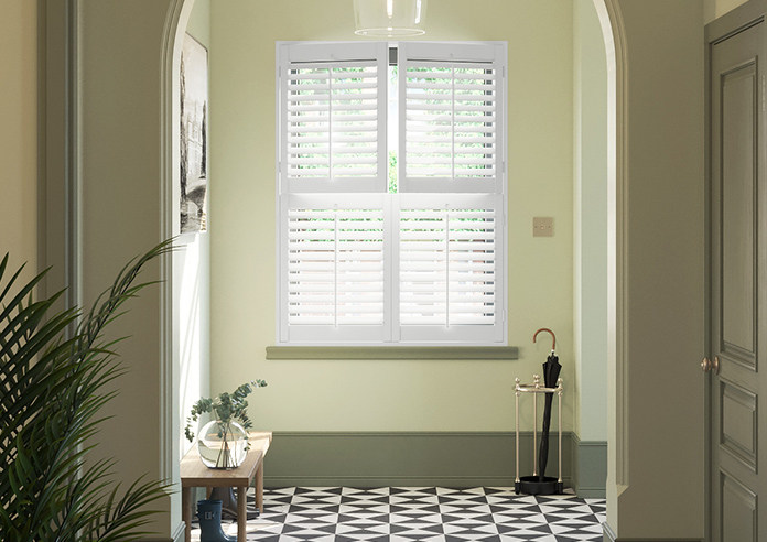 Bromley, Dove Grey - Tier on Tier Plantation Shutter - Image 3